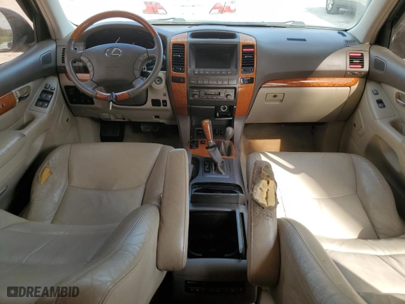 2007 Lexus GX 470 with VIN JTJBT20X170142891, listed as a Copart auction lot 43245695 with 226,219 mi miles and Salvage Title. Bid and sale history available at carsss.com. Image 8.