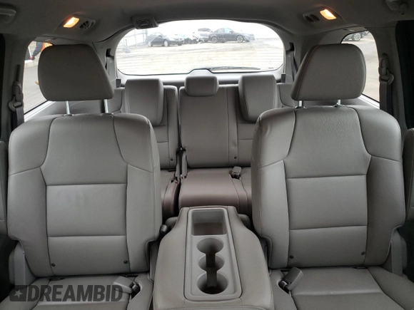 2015 Honda Odyssey EX-L z VIN 5FNRL5H63FB071496, wystawiony jako Copart lot #58171045 z przebiegiem 139 202 mil mil oraz Szkoda całkowita • Salvage title. Historia ofert i sprzedaży dostępna na DreamBid. Obrazek 10.