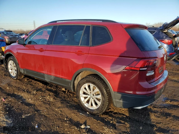 2019 Volkswagen Tiguan S with VIN 3VV0B7AX5KM141808, listed as a Copart auction lot 46633835 with 93,287 mi miles and Salvage Title. Bid and sale history available at carsss.com. Image 2.