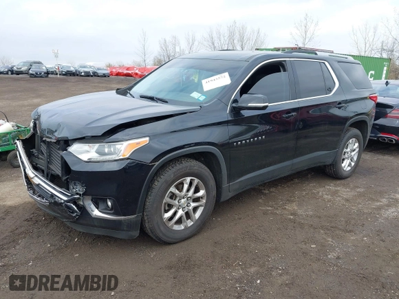 2018 Chevrolet Traverse LT Cloth with VIN 1GNEVGKW9JJ281915, listed as a IAAI auction lot 41943572 with 48,569 mi miles. Bid and sale history available at carsss.com. Image 18.
