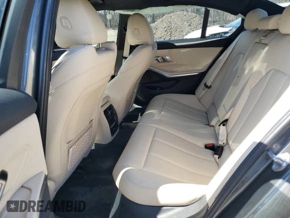 2021 BMW 3 Series 330i xDrive with VIN WBA5R7C04MFK51040, listed as a Copart auction lot 49620045 with 51,069 mi miles and Salvage Title. Bid and sale history available at carsss.com. Image 11.