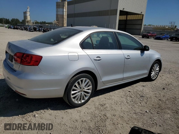 2011 Volkswagen Jetta SEL with VIN 3VWLZ7AJXBM056107, listed as a Copart auction lot 69955534 with 104,451 mi miles and Salvage title. Bid and sale history available at DreamBid. Image 3.