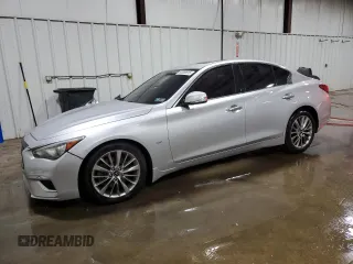 2020 Infiniti Q50 Luxe with VIN JN1EV7AP3LM200611, listed as a Copart auction lot 60059815 with 80,678 mi miles and Salvage title. Bid and sale history available at DreamBid. Image 1.