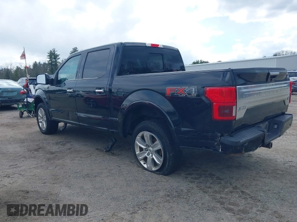 2018 Ford F-150 XL with VIN 1FTEW1E50JFB17798, listed as a IAAI auction lot 41882030 with 189,084 mi miles and . Bid and sale history available at DreamBid. Image 6.