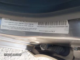 2015 Maserati Ghibli S Q4 z VIN ZAM57RTA2F1154296, wystawiony jako IAAI lot #42263935 z przebiegiem 77 427 mil mil oraz . Historia ofert i sprzedaży dostępna na DreamBid. Obrazek 9.