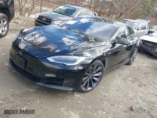 2017 Tesla Model S 100D with VIN 5YJSA1E25HF230507, listed as a IAAI auction lot 41383732 with 87,545 mi miles. Bid and sale history available at carsss.com. Image 17.