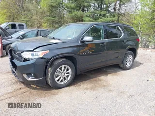 2019 Chevrolet Traverse LT Cloth with VIN 1GNEVGKW6KJ292498, listed as a IAAI auction lot 42006147 with 26,724 mi miles. Bid and sale history available at carsss.com. Image 2.
