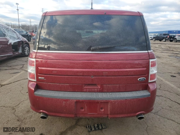 2016 Ford Flex SEL with VIN 2FMGK5C81GBA09947, listed as a Copart auction lot 82387154 with 0 mi miles and Salvage Title. Bid and sale history available at carsss.com. Image 6.
