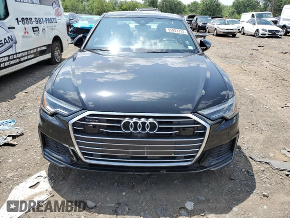 2021 Audi A6 Premium Plus with VIN WAUL2AF29MN024065, listed as a Copart auction lot 55937313 with 11,588 mi miles. Bid and sale history available at carsss.com. Image 5.