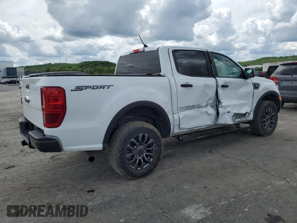 2022 Ford Ranger XL with VIN 1FTER4EH3NLD09405, listed as a Copart auction lot 55396315 with 66,501 mi miles and Salvage title. Bid and sale history available at DreamBid. Image 3.