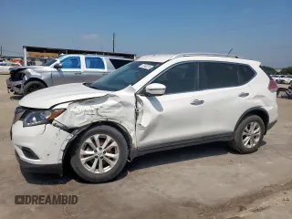 2016 Nissan Rogue SV z VIN KNMAT2MV9GP670421, wystawiony jako Copart lot #57445215 z przebiegiem 165 621 mil mil oraz Szkoda całkowita • Salvage title. Historia ofert i sprzedaży dostępna na DreamBid. Obrazek 1.