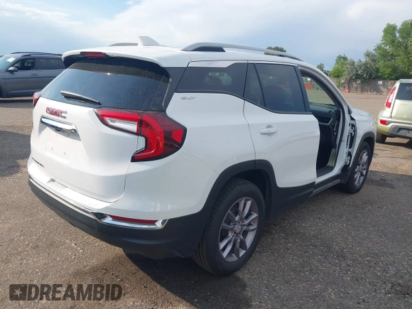 2023 GMC Terrain SLT with VIN 3GKALPEG4PL233861, listed as a IAAI auction lot 42687573 with 55,987 mi miles and . Bid and sale history available at DreamBid. Image 4.