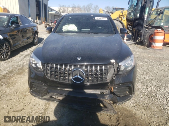 2018 Mercedes-Benz GLC with VIN WDC0J8KB7JF432426, listed as a Copart auction lot 42145025 with 34,489 mi miles and Salvage Title. Bid and sale history available at carsss.com. Image 5.