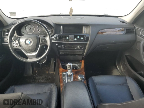 2016 BMW X3 xDrive28i with VIN 5UXWX9C59G0D65421, listed as a Copart auction lot 50040395 with 146,751 mi miles and Salvage Title. Bid and sale history available at carsss.com. Image 8.