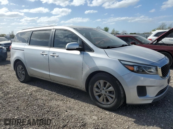 2016 Kia Sedona LX with VIN KNDMB5C14G6091911, listed as a Copart auction lot 49027495 with 133,357 mi miles and Salvage Title. Bid and sale history available at carsss.com. Image 4.