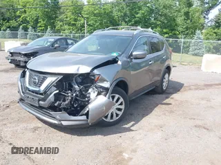 2019 Nissan Rogue SV with VIN JN8AT2MVXKW379512, listed as a IAAI auction lot 39550823 with 72,227 mi miles. Bid and sale history available at carsss.com. Image 2.