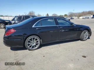 2019 Mercedes-Benz S-Class S 560 with VIN WDDUG8DB2KA454986, listed as a Copart auction lot 49821485 with 0 mi miles and Salvage Title. Bid and sale history available at carsss.com. Image 3.