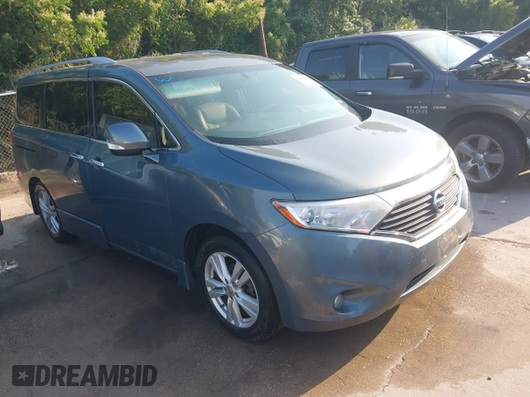 2012 Nissan Quest LE z VIN JN8AE2KP3C9045711, wystawiony jako IAAI lot #42403126 z przebiegiem 144 961 mil mil oraz . Historia ofert i sprzedaży dostępna na DreamBid. Obrazek 1.