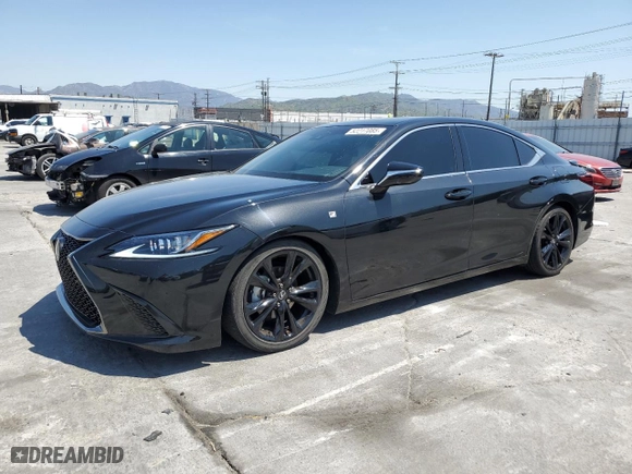 2023 Lexus ES with VIN 58AJZ1B14PU142056, listed as a Copart auction lot 52217085 with 30,837 mi miles and Salvage Title. Bid and sale history available at carsss.com. Image 1.