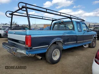 1992 Ford F-150 with VIN 1FTEX15N4NKA01109, listed as a Copart auction lot 47600495 with Not Provided miles and Salvage Title. Bid and sale history available at carsss.com. Image 3.