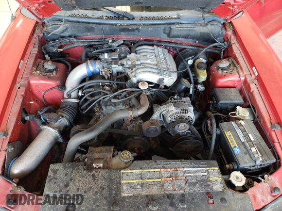 1995 Ford Mustang with VIN 1FALP4041SF254079, listed as a Copart auction lot 82995564 with 164,668 mi miles and Non Repairable. Bid and sale history available at carsss.com. Image 11.
