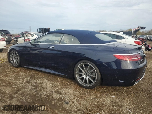 2020 Mercedes-Benz S with VIN W1KXK8DB7LA050420, listed as a Copart auction lot 80729474 with 24,044 mi miles and Salvage Title. Bid and sale history available at DreamBid. Image 2.