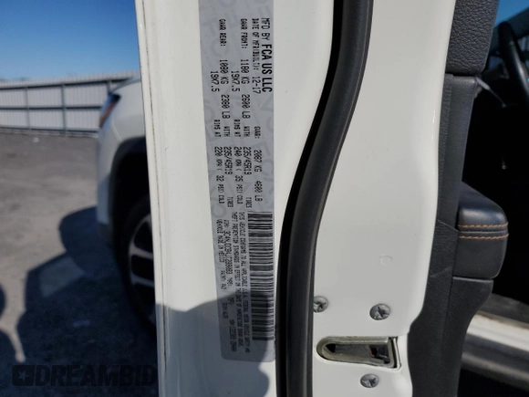 2018 Jeep Compass Limited with VIN 3C4NJDCB4JT288083, listed as a Copart auction lot 45876825 with 89,812 mi miles and Clean Title. Bid and sale history available at DreamBid. Image 13.