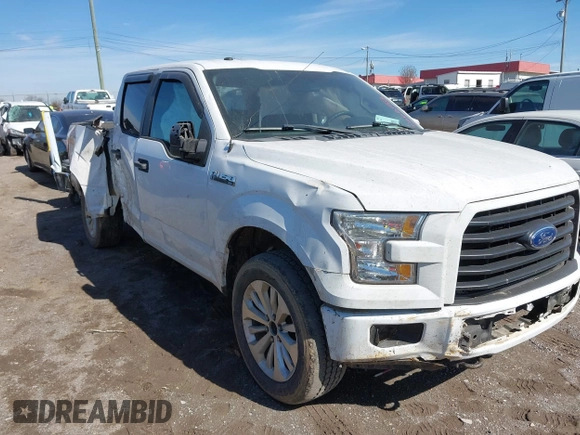 2017 Ford F-150 XL with VIN 1FTEW1EF6HKE43891, listed as a IAAI auction lot 41662152 with 75,950 mi miles. Bid and sale history available at carsss.com. Image 18.