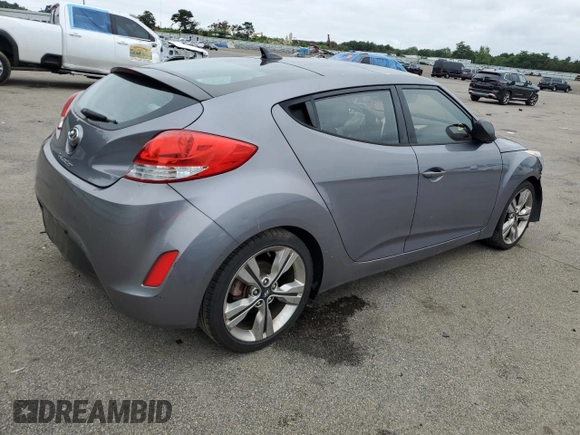 2016 Hyundai Veloster with VIN KMHTC6ADXGU252488, listed as a Copart auction lot 65415583 with 53,482 mi miles. Bid and sale history available at carsss.com. Image 3.