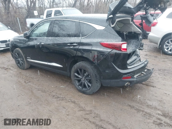 2021 Acura RDX w/Advance Package with VIN 5J8TC2H71ML002413, listed as a IAAI auction lot 41161586 with 49,693 mi miles. Bid and sale history available at carsss.com. Image 3.