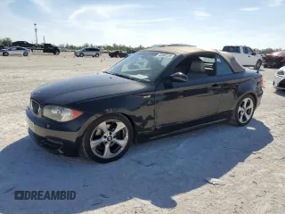 2008 BMW 1 Series 128i with VIN WBAUL73548VE89347, listed as a Copart auction lot 46103715 with 91,717 mi miles and Salvage Title. Bid and sale history available at carsss.com. Image 1.