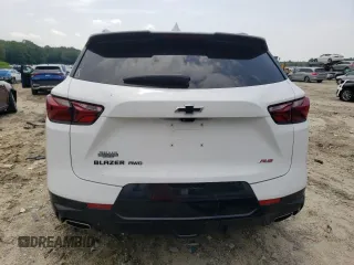 2019 Chevrolet Blazer RS with VIN 3GNKBJRS7KS640321, listed as a Copart auction lot 56576665 with 117,005 mi miles and Salvage title. Bid and sale history available at DreamBid. Image 6.