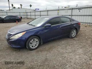 2013 Hyundai Sonata GLS with VIN 5NPEB4AC1DH593585, listed as a Copart auction lot 51829125 with 130,101 mi miles and Salvage Title. Bid and sale history available at carsss.com. Image 1.