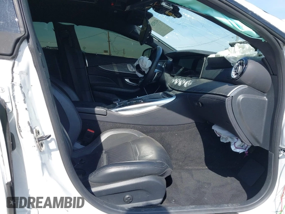 2022 Mercedes-Benz AMG GT with VIN W1K7X5KB9NA052756, listed as a IAAI auction lot 41592971 with 21,418 mi miles. Bid and sale history available at carsss.com. Image 5.