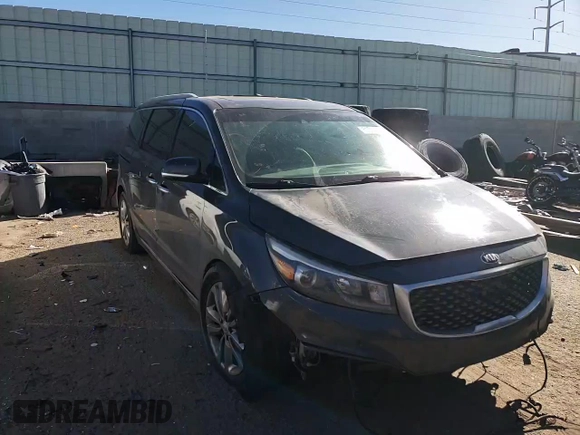 2018 Kia Sedona SX-L with VIN KNDME5C16J6396714, listed as a Copart auction lot 81565164 with 73,400 mi miles and Salvage Title. Bid and sale history available at carsss.com. Image 12.