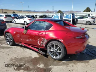 2022 Mazda MX-5 Miata Grand Touring z VIN JM1NDAM76N0508438, wystawiony jako Copart lot #49094685 z przebiegiem 19 201 mil mil oraz Szkoda całkowita • Salvage title. Historia ofert i sprzedaży dostępna na DreamBid. Obrazek 2.