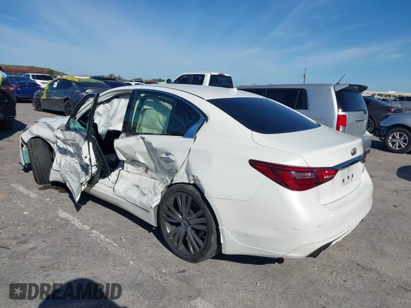 2020 Infiniti Q50 3.0t SPORT with VIN JN1EV7AP6LM203471, listed as a IAAI auction lot 41747908 with 91,593 mi miles. Bid and sale history available at carsss.com. Image 3.