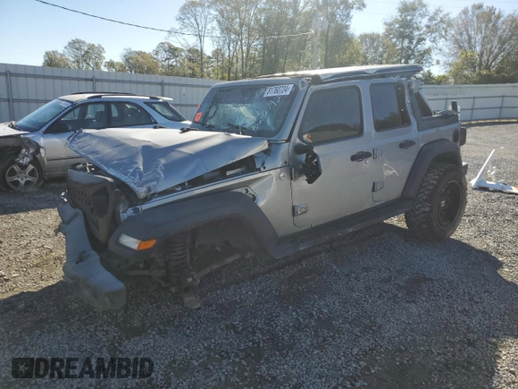 2019 Jeep Wrangler Unlimited Sport Altitude with VIN 1C4HJXDG2KW526792, listed as a Copart auction lot 81760724 with Not provided miles and Salvage title. Bid and sale history available at DreamBid. Image 1.
