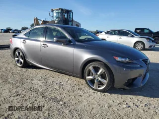 2016 Lexus IS 350 with VIN JTHBE1D27G5024108, listed as a Copart auction lot 43150455 with 54,806 mi miles and Salvage title. Bid and sale history available at DreamBid. Image 4.
