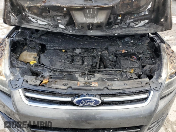 2016 Ford Escape Titanium with VIN 1FMCU0J94GUC78297, listed as a Copart auction lot 88024355 with 0 mi miles and Non Repairable. Bid and sale history available at carsss.com. Image 12.