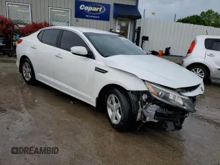 2015 Kia Optima LX z VIN KNAGM4A71F5658375, wystawiony jako Copart lot #57343525 z przebiegiem 118 027 mil mil oraz Nie do naprawy • Non repairable. Historia ofert i sprzedaży dostępna na DreamBid. Obrazek 4.