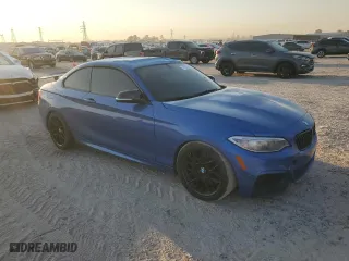 2017 BMW 2 Series M240i with VIN WBA2G1C34HV639283, listed as a Copart auction lot 75932744 with 43,470 mi miles and Salvage Title. Bid and sale history available at carsss.com. Image 4.