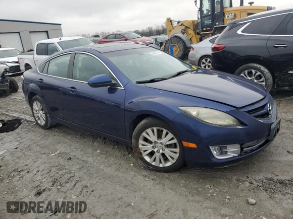 2009 Mazda 6 i Touring with VIN 1YVHP82A095M33556, listed as a Copart auction lot 86422734 with 152,232 mi miles and Salvage Title. Bid and sale history available at carsss.com. Image 4.