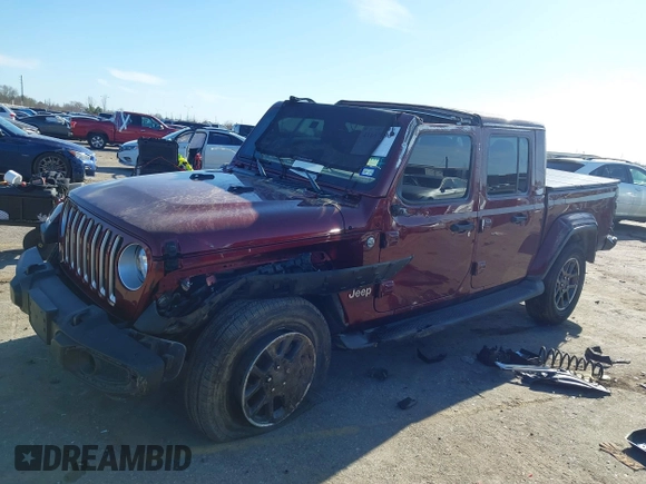 2021 Jeep Gladiator Overland z VIN 1C6HJTFGXML595781, wystawiony jako IAAI lot #41667696 z przebiegiem 31 438 mil mil oraz . Historia ofert i sprzedaży dostępna na DreamBid. Obrazek 17.