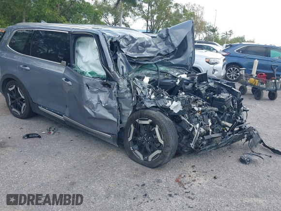 2024 Kia Telluride EX with VIN 5XYP34GC3RG442064, listed as a IAAI auction lot 41731887 with 35,835 mi miles and . Bid and sale history available at DreamBid. Image 1.