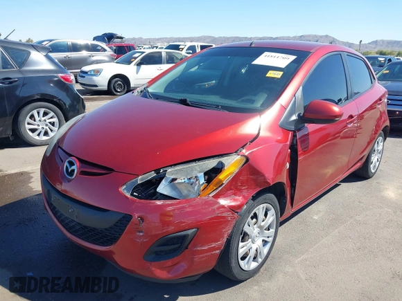 2014 Mazda 2 Sport with VIN JM1DE1KZ5E0172309, listed as a IAAI auction lot 41811709 with 111,622 mi miles. Bid and sale history available at carsss.com. Image 6.