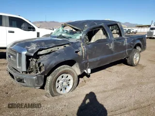 2008 Ford Super Duty F-250 SRW XL with VIN 1FTSW21R38EC45146, listed as a Copart auction lot 46644185 with 0 mi miles and Salvage Title. Bid and sale history available at carsss.com. Image 1.