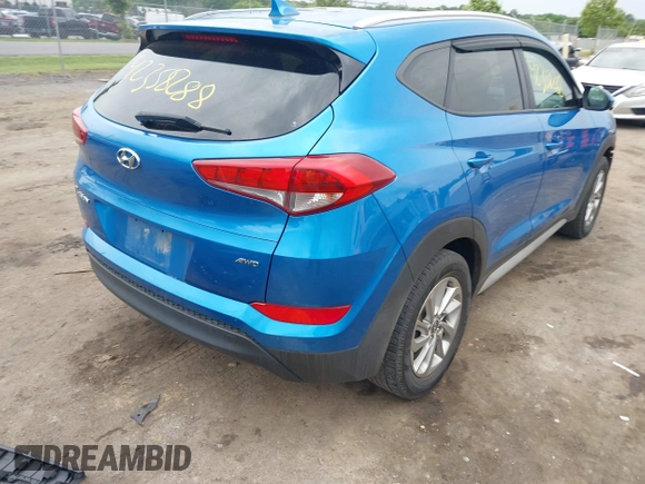 2018 Hyundai Tucson SEL z VIN KM8J3CA4XJU717977, wystawiony jako IAAI lot #42358288 z przebiegiem 121 919 mil mil oraz . Historia ofert i sprzedaży dostępna na DreamBid. Obrazek 4.