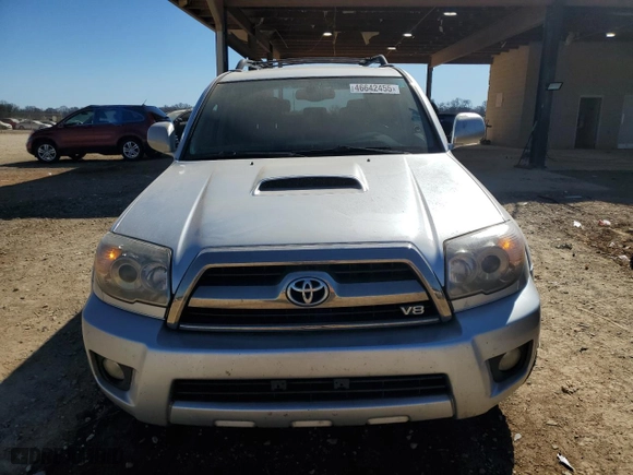 2006 Toyota 4Runner SR5 with VIN JTEBT14R260061076, listed as a Copart auction lot 46642455 with 177,223 mi miles and Salvage Title. Bid and sale history available at carsss.com. Image 5.