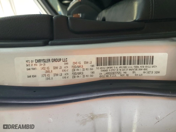 2011 Jeep Grand Cherokee Limited with VIN 1J4RR5GG3BC575251, listed as a Copart auction lot 49248985 with 199,962 mi miles and Salvage Title. Bid and sale history available at carsss.com. Image 13.
